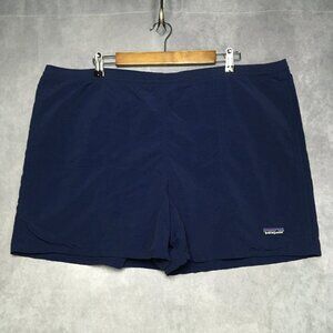 Patagonia Mens Blue Swim Trunk Shorts size XL Inner Briefs Pockets Drawstring